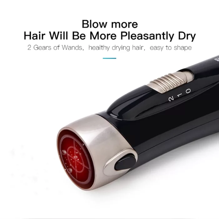 Sèche-cheveux électrique multifonctionnel en une étape, brosse à air chaud, bigoudi soufflant, peigne à air chaud, 4 en 1 – Image 3